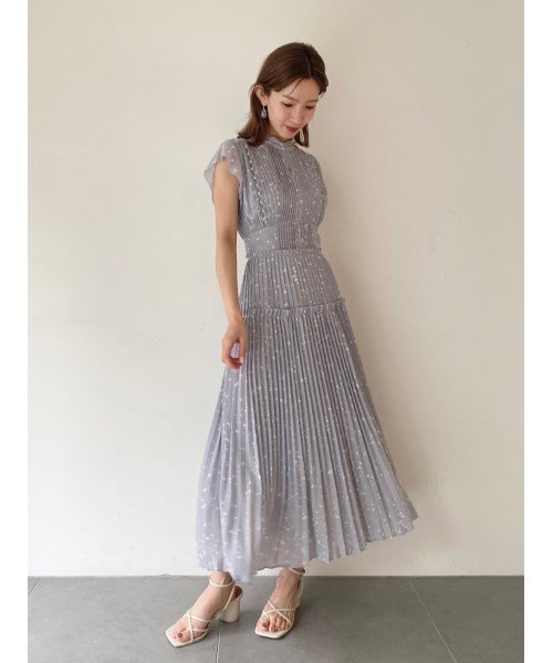 プリーツロングワンピース スナイデル Snidel D Fashion プリーツロングワンピース スナイデル Snidel D Fashion