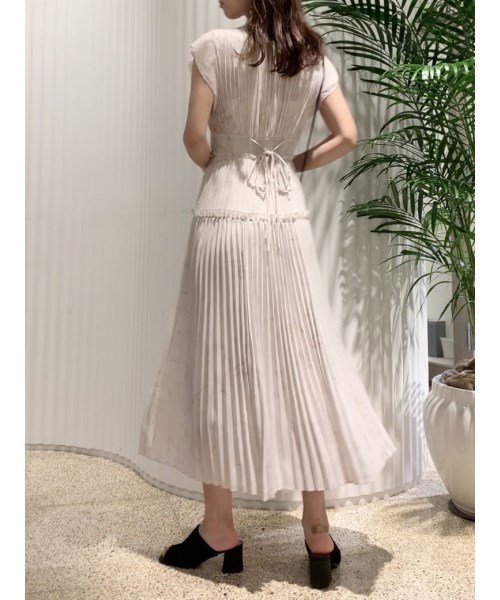プリーツロングワンピース スナイデル Snidel D Fashion プリーツロングワンピース スナイデル Snidel D Fashion