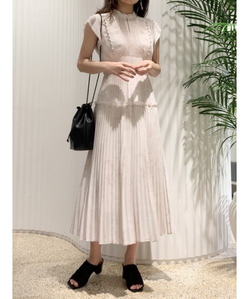 プリーツロングワンピース スナイデル Snidel D Fashion プリーツロングワンピース スナイデル Snidel D Fashion
