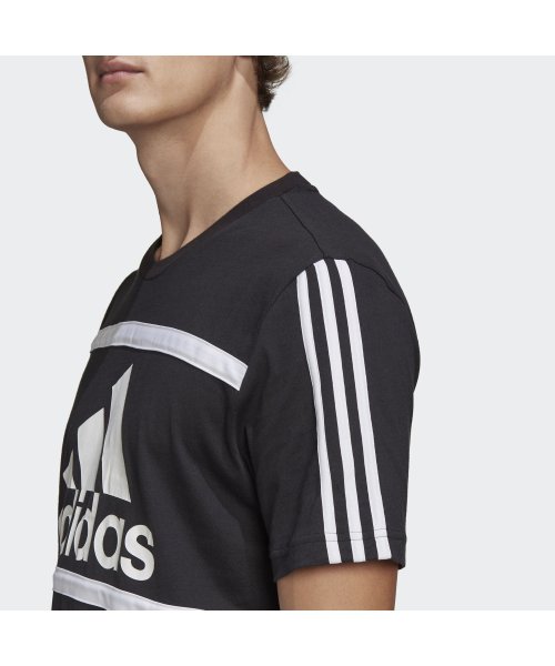 エッセンシャルズ ロゴ カラーブロック Tシャツ Essentials Logo Colorblock Tee アディダス Adidas D Fashion エッセンシャルズ ロゴ カラーブロック Tシャツ Essentials Logo Colorblock Tee アディダス Adidas D Fashion