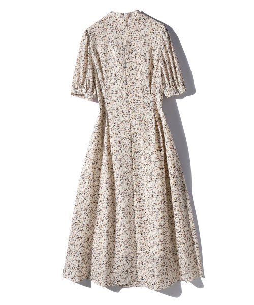 小花柄リボンタイレトロワンピース セゾン ド パピヨン Saison De Papillon D Fashion 小花柄リボンタイレトロワンピース セゾン ド パピヨン Saison De Papillon D Fashion