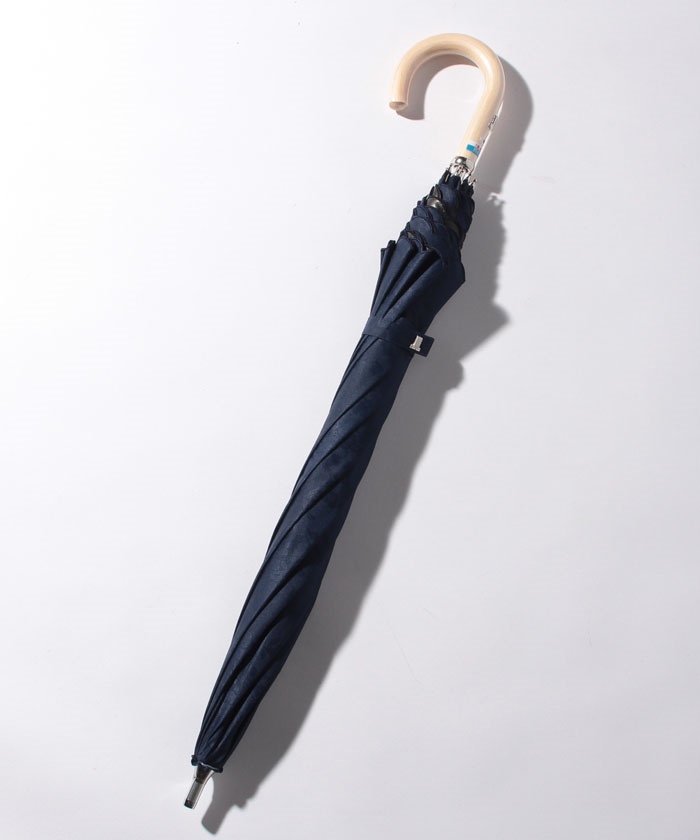 ランバン LANVIN 日傘 刺しゅう レース ネイビー ブラック 紺 黒 LANVIN COLLECTION 婦人 長傘 先染 ジャガード レース柄