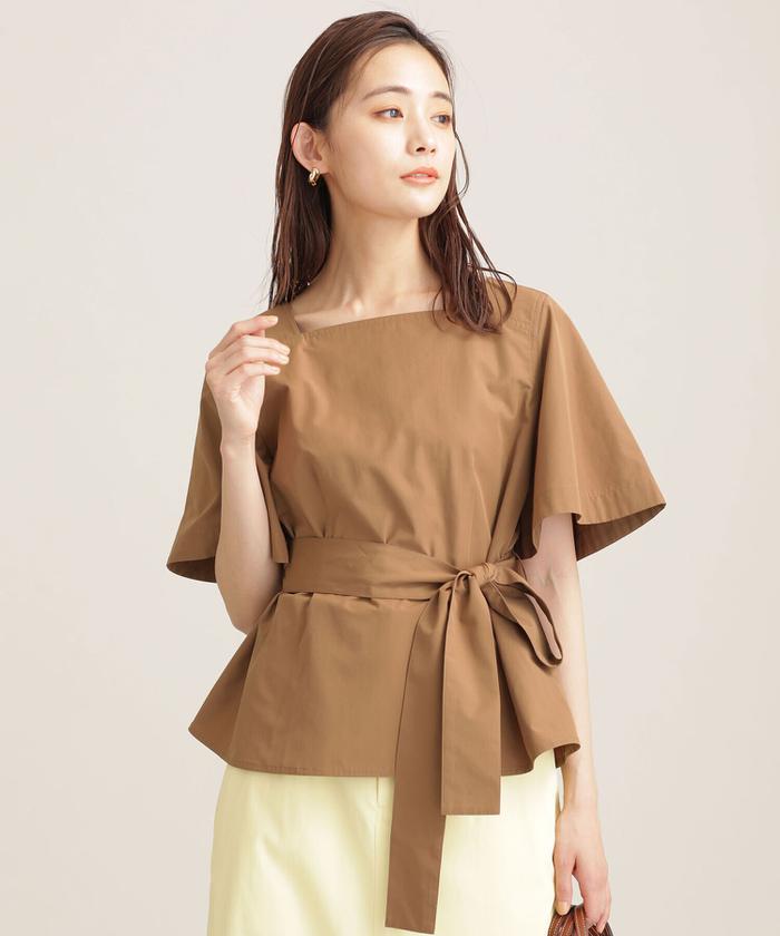 セール 40%OFF】スクエアネックペプラムトップス 半袖(503799508
