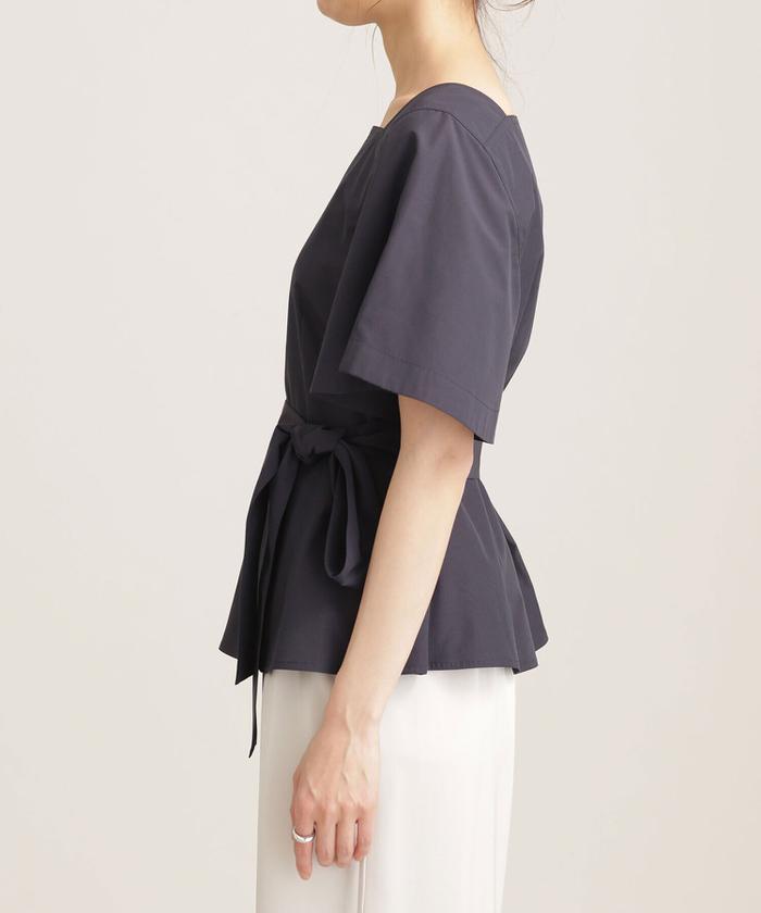 セール 40%OFF】スクエアネックペプラムトップス 半袖(503799508