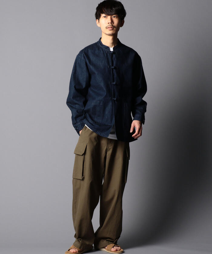 セール 30%OFF】カンフーシャツ バンドカラー チャイナシャツ セール 30%OFF】カンフーシャツ バンドカラー チャイナシャツ