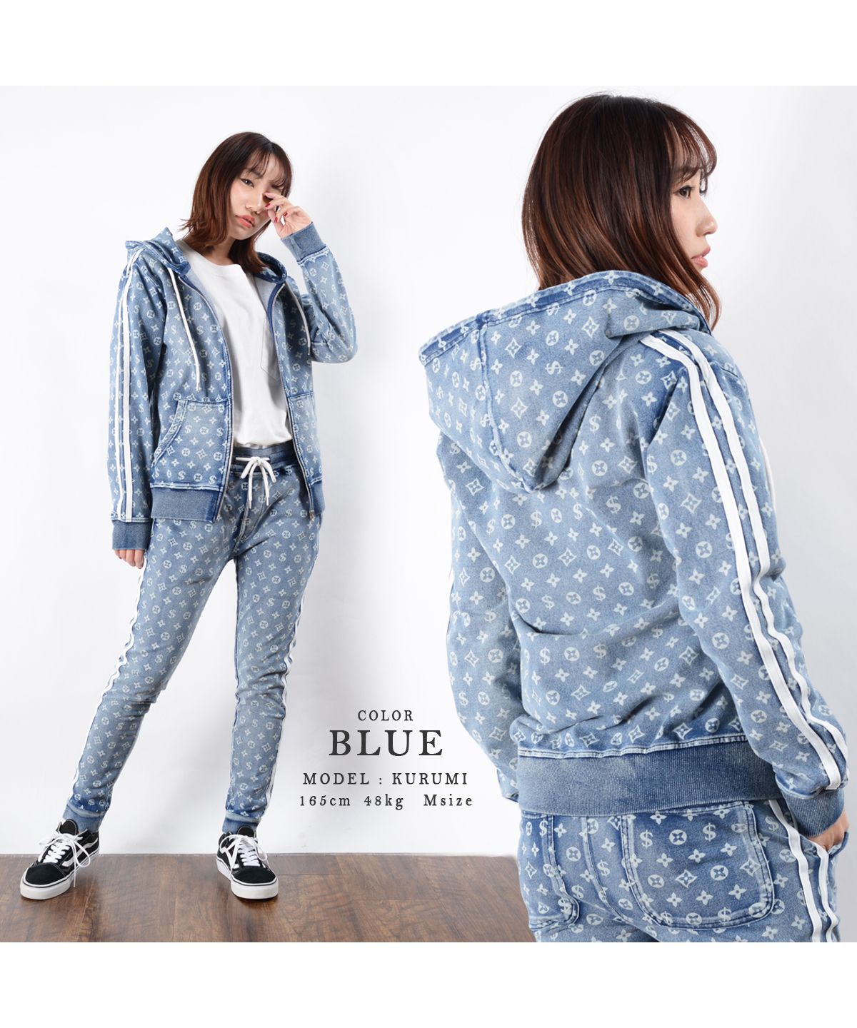 ワンフォークロージング 1111clothing ◇モノグラム柄 カット ワンフォークロージング 1111clothing ◇モノグラム柄 カット