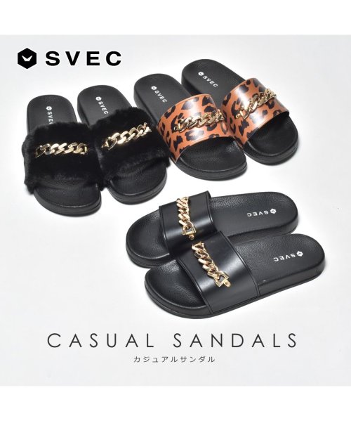 セール スライダーサンダル ファーサンダル メンズ チェーン Spd997 3 シュベック Svec D Fashion