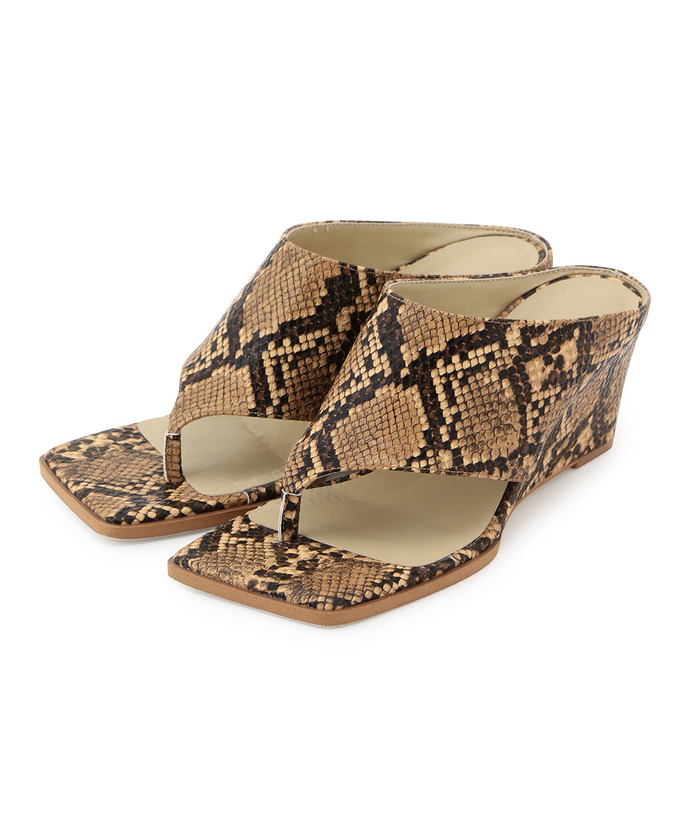 気品【Roger Vivier】サテン ウェッジヒール トングサンダル セール 70%OFF】ウェッジヒールトングサンダル(503980646