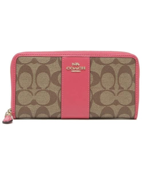コーチ アウトレット 長財布 Signature ベージュ ピンク レディース Coach Imd9s コーチ Coach D Fashion コーチ アウトレット 長財布 Signature ベージュ ピンク レディース Coach Imd9s コーチ Coach D Fashion