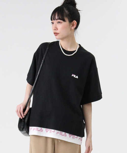 フィラ 裾ロゴtシャツ Fila Fila D Fashion フィラ 裾ロゴtシャツ Fila Fila D Fashion