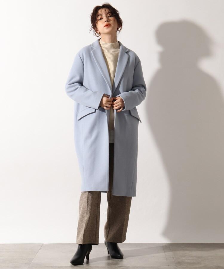 セール 50%OFF】◇ウールライクジャージチェスターコート セール 50%OFF】◇ウールライクジャージチェスターコート
