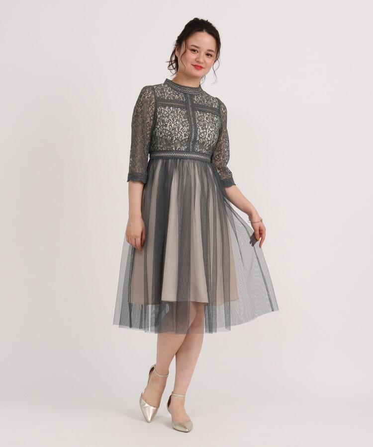 セール 50%OFF】◇Dorry Doll レース切替チュールワンピース