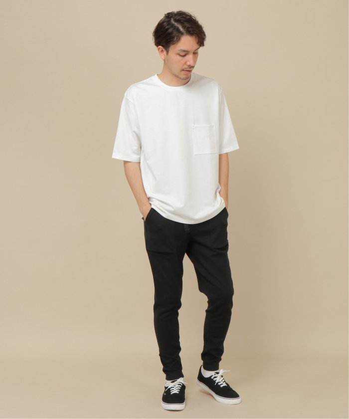 5分袖タフコットンポケット付きTシャツ(503740023) | イッカ
