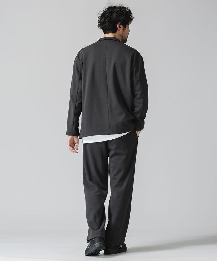【新品未使用】ナノユニバース　WEB限定/ジャケット＋パンツ セットアップ WEB限定/カットジョーゼット ジャケット＋パンツ セットアップ