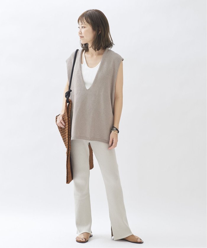 CALUX/キャラクス】SLIT RIB パンツ◇(504008522) | プラージュ(Plage