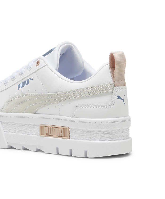 PUMA ウィメンズ メイズ OW スニーカー　メイズ レザー　厚底 セール 39%OFF】ウィメンズ メイズ レザー スニーカー(504008745
