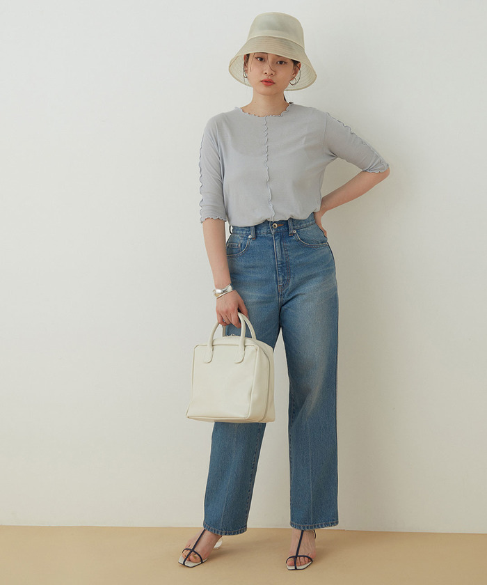 セール 65%OFF】【WEB限定】シアーメローRIBプルオーバー