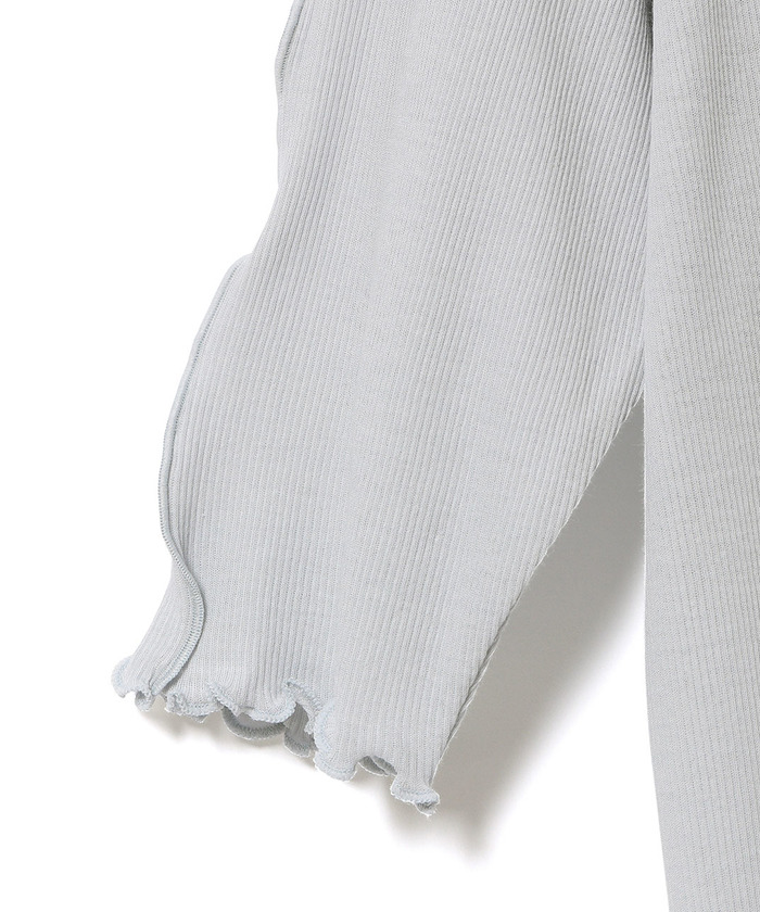 セール 65%OFF】【WEB限定】シアーメローRIBプルオーバー