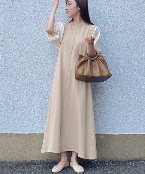 セール49 Off 袖異素材スウェットワンピース バブ Bab D Fashion セール49 Off 袖異素材スウェットワンピース バブ Bab D Fashion