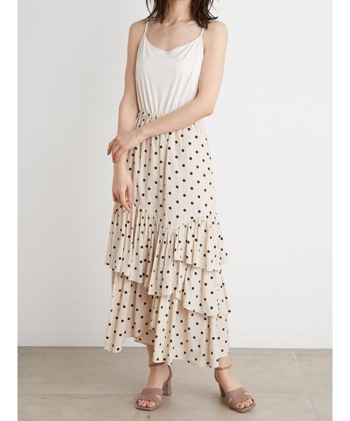 ニットベスト ボリュームスカートsetワンピース スナイデル Snidel D Fashion