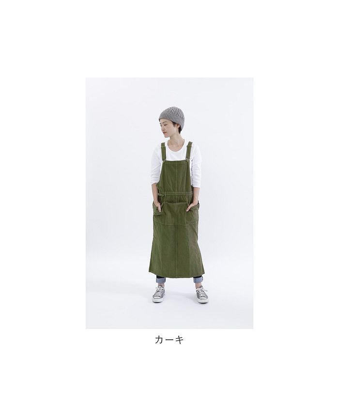 COCOWALK ジャンスカエプロン COCO WALK ジャンスカ エプロン 名入れ コットン cocowalk ココ