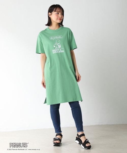 スヌーピーワンピース ハニーズ Honeys D Fashion スヌーピーワンピース ハニーズ Honeys D Fashion