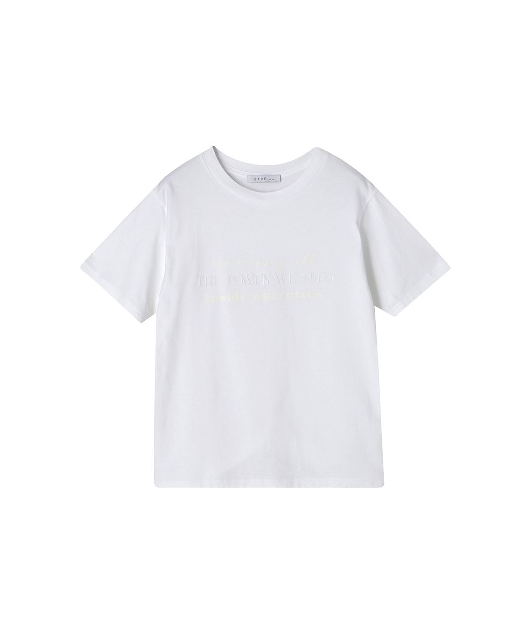 新品 ETRE TOKYO メッセージプリントTee Tシャツ 半袖 カットソー 新品 ETRE TOKYO メッセージプリントTee Tシャツ 半袖