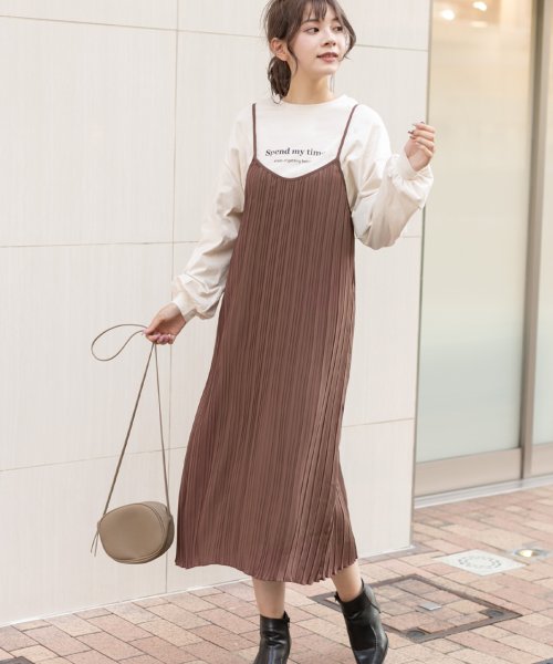 タイムセール39 Off プリーツキャミワンピース アドティエ Ad Thie D Fashion