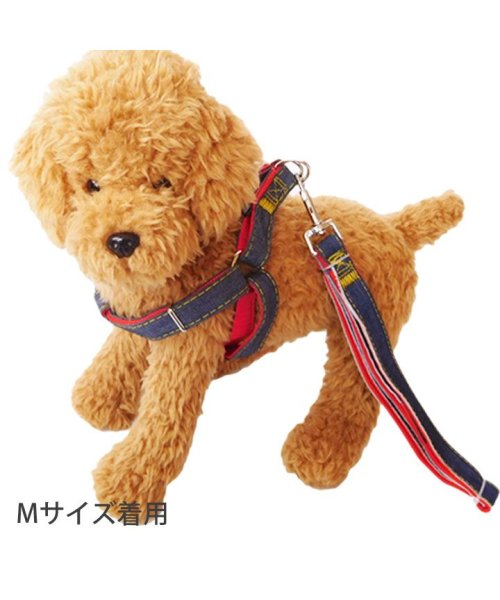 セール デニムハーネス 犬服 ハーネス 胴輪 首輪 リード 犬 服 ドッグウェア アクセサリー 犬服冬 防寒 暖かい 秋冬 冬服 冬 おしゃれ 可愛い トイプードル はっぴーdog Happy Dog D Fashion