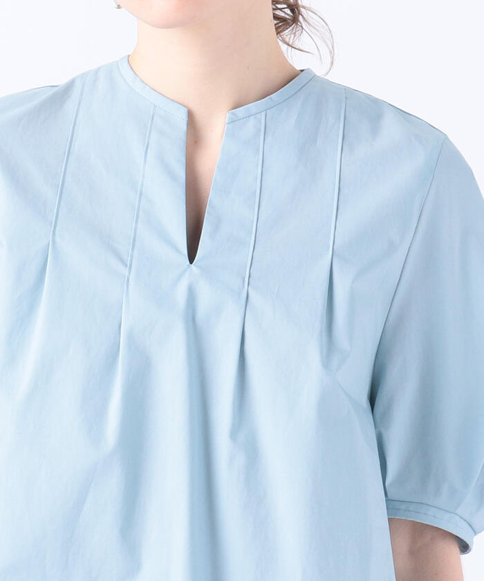 Ballsey プロセスドコットン ショルダータックブラウス セール 40%OFF】プロセスドコットン ショルダータックブラウス