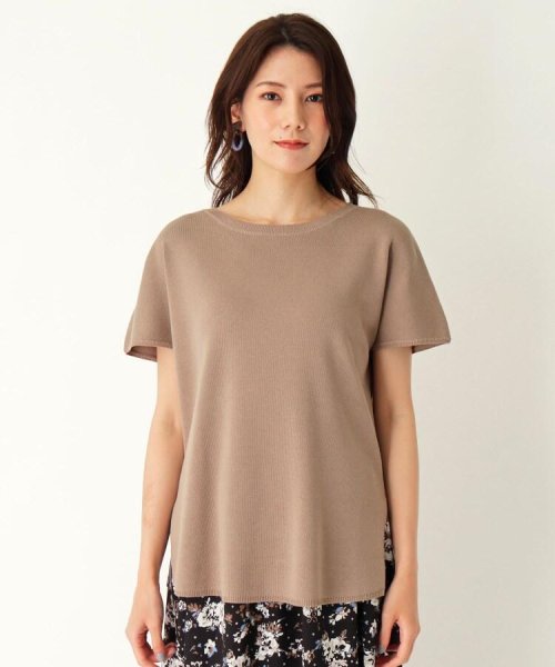 セール 毛玉防止 洗濯機ok 麻タッチニット ハッシュアッシュ Hushush D Fashion