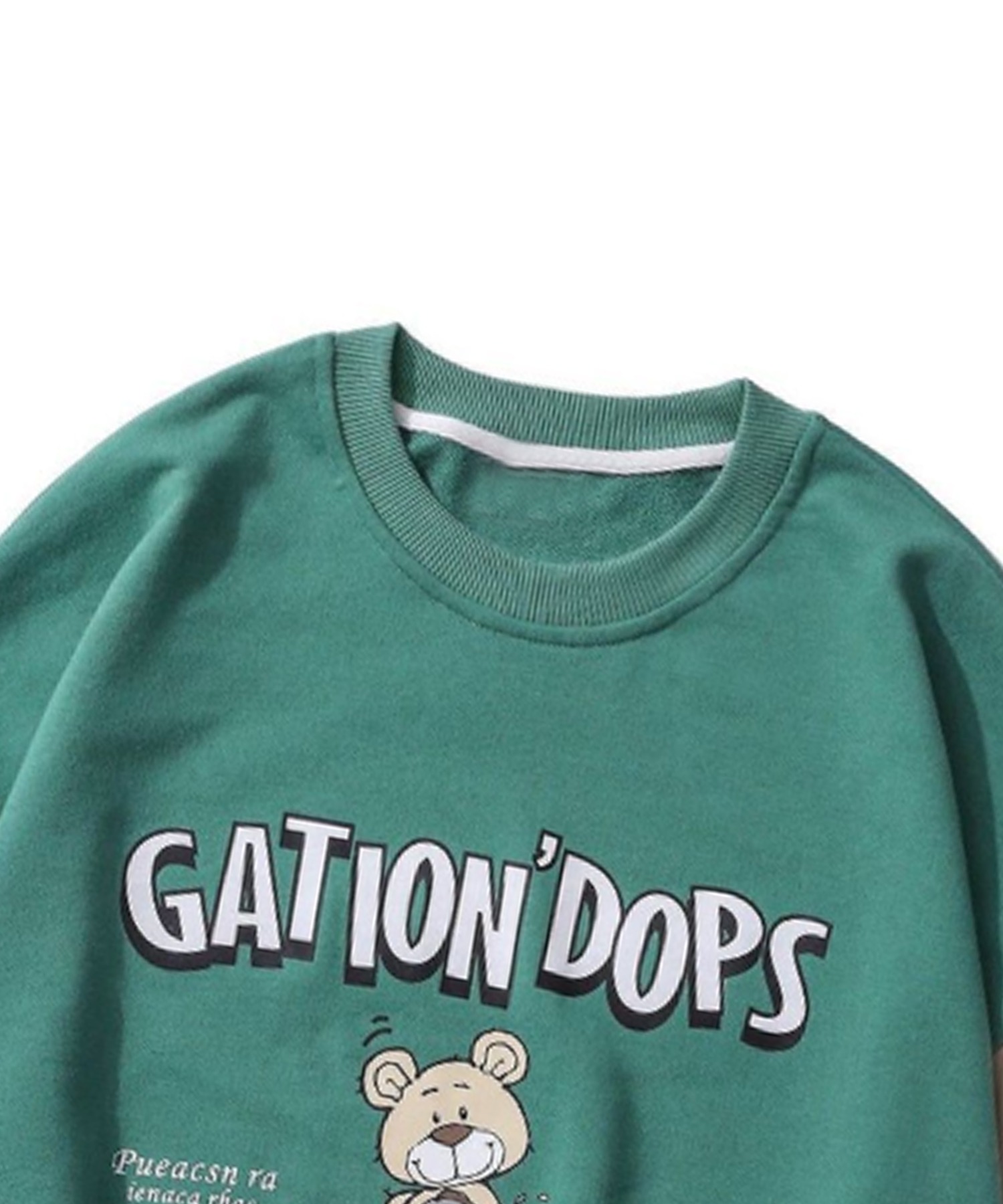 Ooooops print sweat (black) | Ooooops.