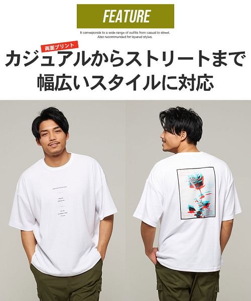 Cavaria デザインノイズフォトプリントクルーネック半袖tシャツ メンズ 半袖 ブランド 大きめ フォト デコレーション B キャバリア Cavaria D Fashion Cavaria デザインノイズフォトプリントクルーネック半袖tシャツ メンズ 半袖 ブランド 大きめ フォト デコレーション B キャバリア Cavaria D Fashion