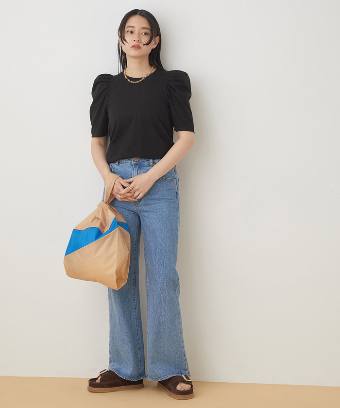 セール 40%OFF】【WEB限定】パフスリーブ5分袖TEE(504023835