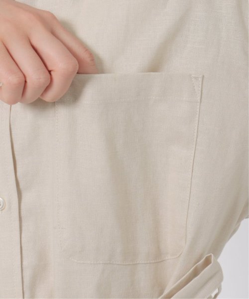お手入れ簡単リネンシャツワンピ エルビーシー Lbc D Fashion お手入れ簡単リネンシャツワンピ エルビーシー Lbc D Fashion