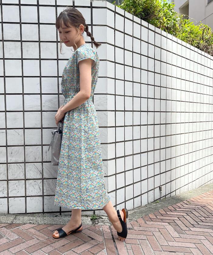 【ETRO】プリント コットン ミディ ワンピース ETRO コットンポプリン ミディワンピース プリント入り | THE