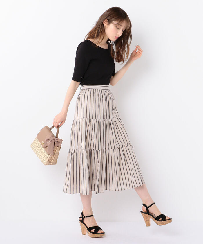 MISCH MASCH❤︎大人可愛いストライプマーメードスカート MISCH MASCH❤︎大人可愛いストライプマーメードスカート