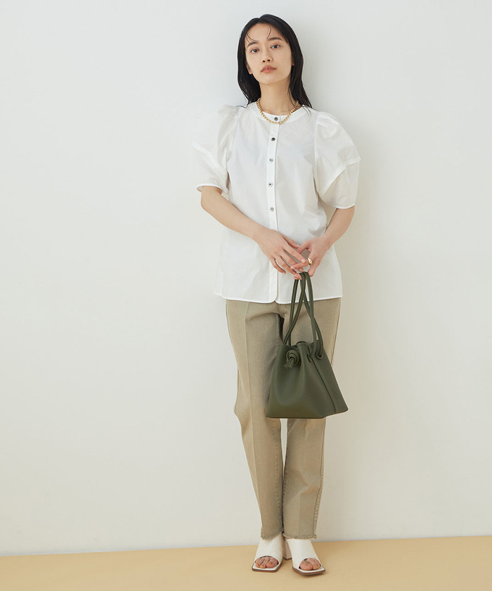 セール 40%OFF】【2WAY・WEB限定】コクーンスリーブブラウス