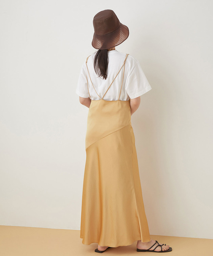 セール 70%OFF】トリアセサテンキャミワンピース(504023829 セール 70%OFF】トリアセサテンキャミワンピース(504023829