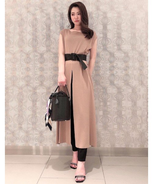 セール フロントスリットロングニットワンピース ピンキー アンド ダイアン Pinky Dianne D Fashion セール フロントスリットロングニットワンピース ピンキー アンド ダイアン Pinky Dianne D Fashion