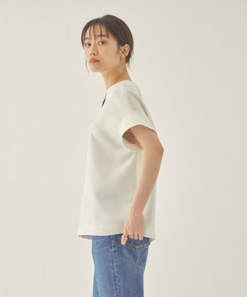 Emmel Refines エメル リファインズ Em Hw 2way ジップ ブラウス ウォッシャブル エメル リファインズ Emmel Refines D Fashion