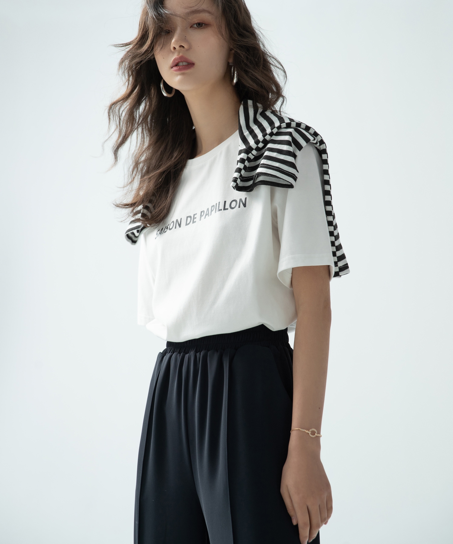 Saison de papillonロゴTシャツ(504031559) | セゾン ド