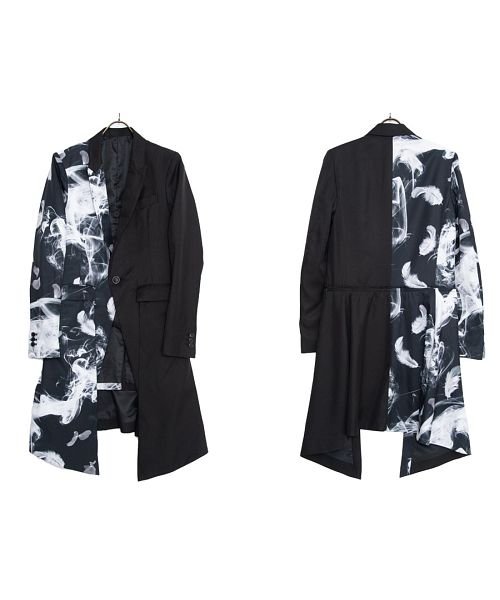 Civarize 2wayロングテーラードジャケット Ma 1 ビッグ モード ハイネック ヴィジュアル系 V系 Ma1 長袖 メンズ ファッション 服 ビッグ シヴァーライズ Civarize D Fashion