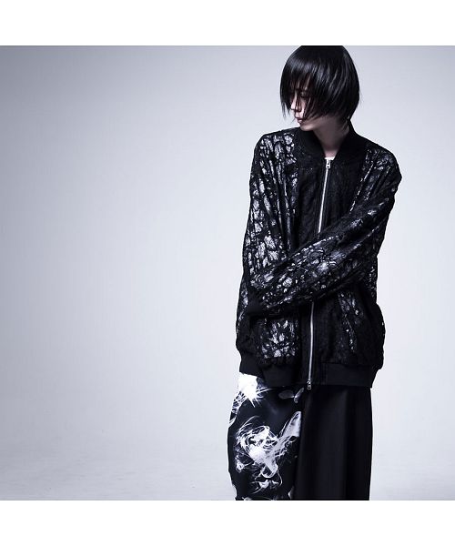 CIVARIZE オーバーサイズデザインブルゾン ブルゾン MA－1 ビッグ 総柄