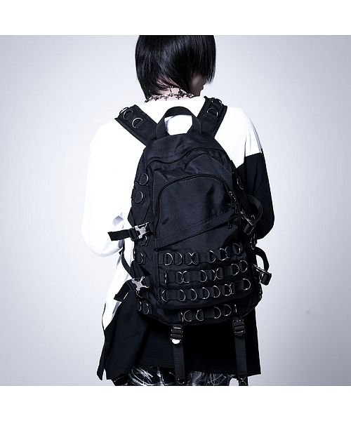 Civarize Dカンリングバックパック バックパック リュック リュックサック ショルダーバッグ ショルダー パンク Punk バッグ デイパック シヴァーライズ Civarize D Fashion