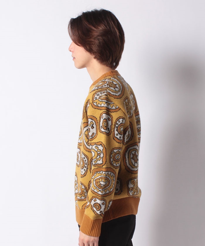 セール】LVC CREW GOLD EYES GOLD ECRU SWEATER(504012430