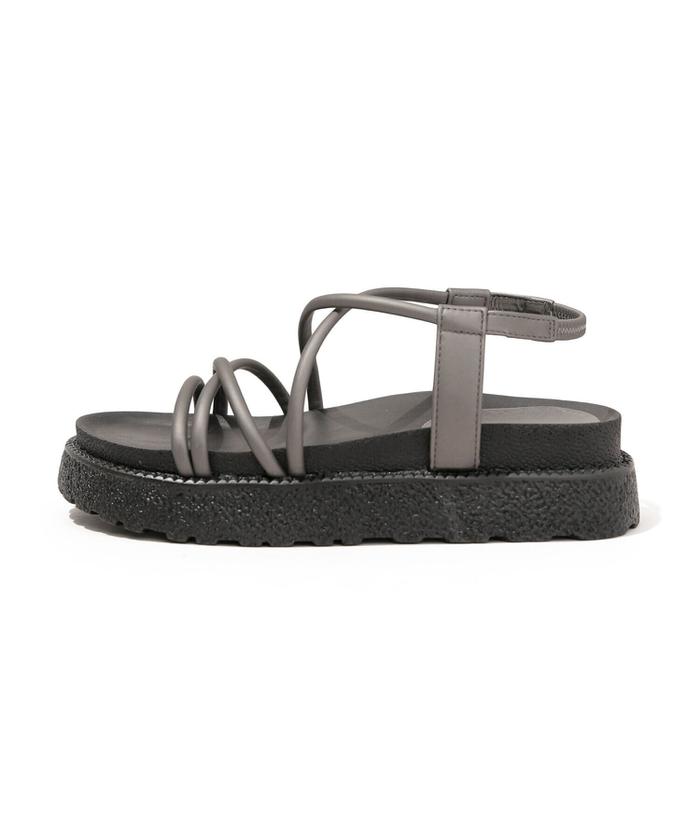 ハ*0様 MIHO NOJIRI ナノユニバースsuicoke サンダル ブラッ Amazon.co.jp: [ナノ・ユニバース] クロスバックル フラット