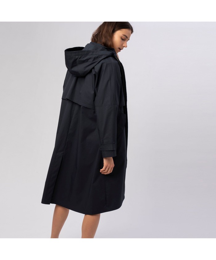 美品　春秋 LACOSTE ラコステ スプリング コート LACOSTE（ラコステ）の「フーディロングスプリングコート