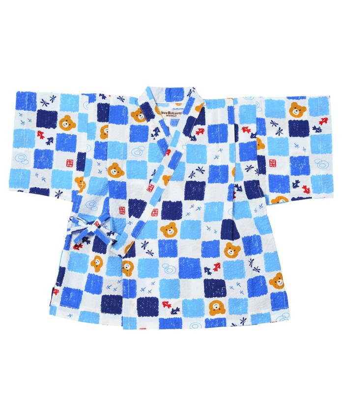 ビーンズくん 市松柄甚平スーツ(503968779) | ミキハウス