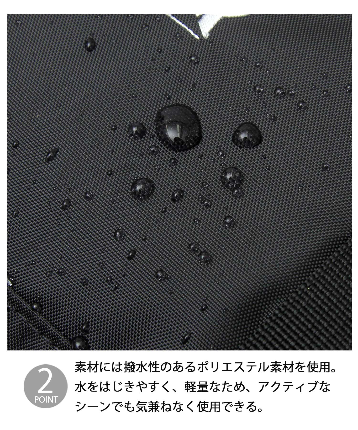 黒いナイロンポーチ WAIST POUCH / ウェストポーチ（ボディバッグ/ウエストポーチ